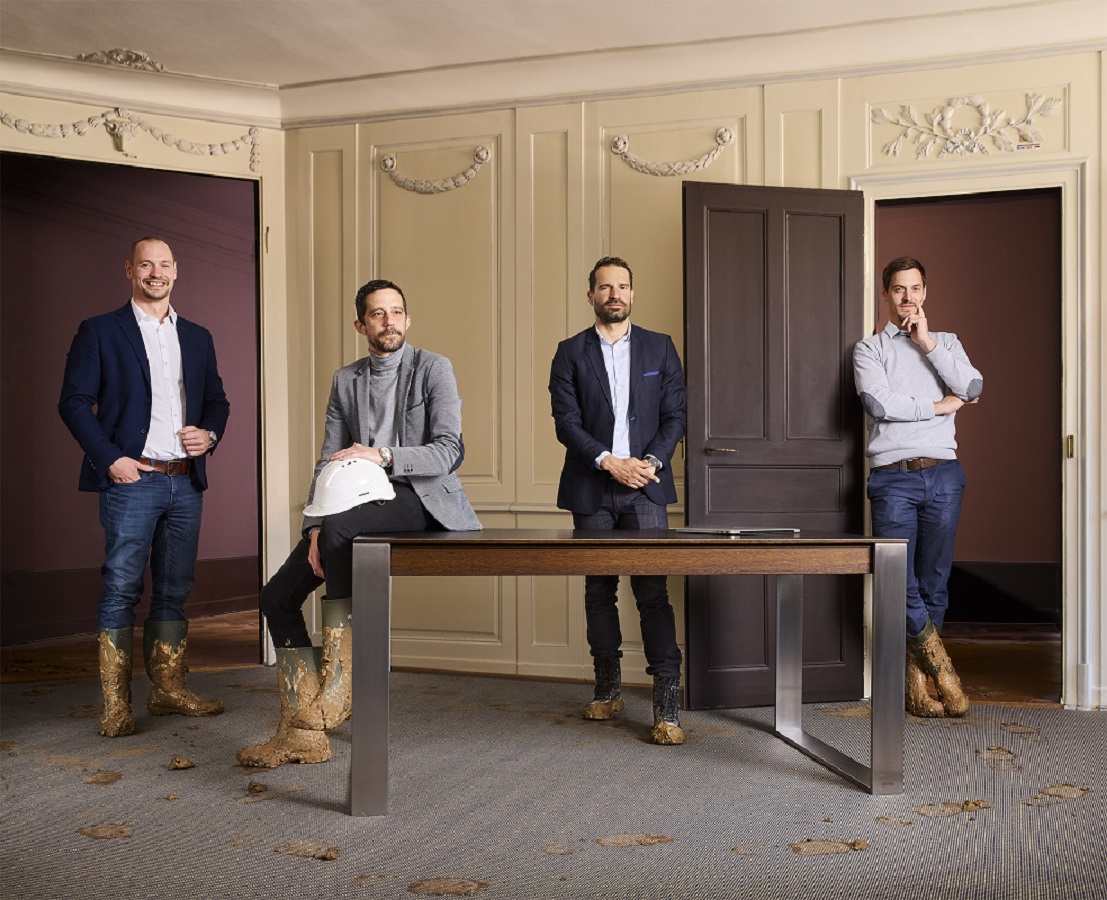 Photo de l’équipe fondatrice de LEGATO EG, entreprise générale active en Suisse romande dans la construction et le développement immobilier.